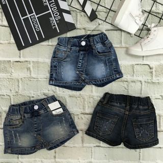 Combo 15 quần váy jean cho bé