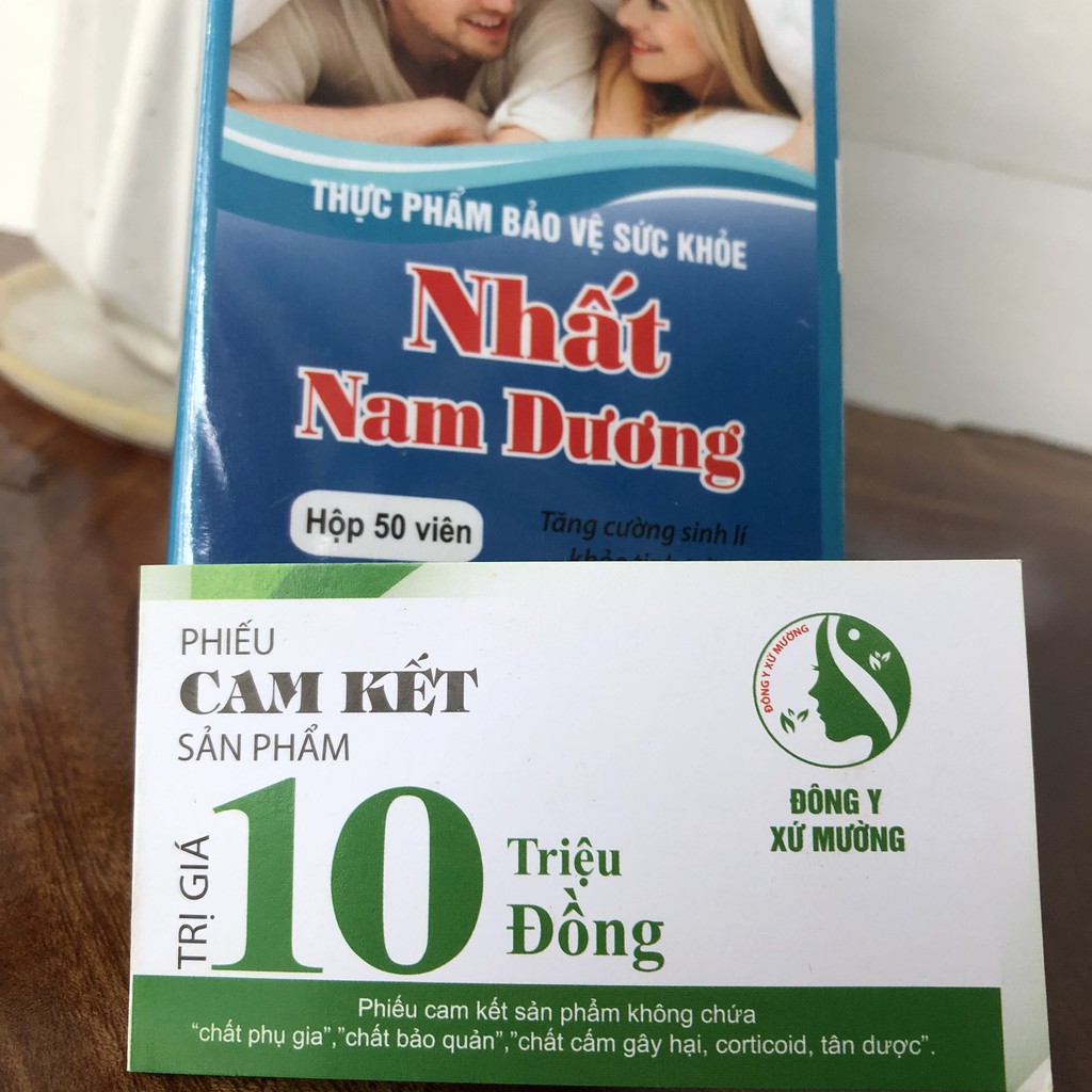 Tăng cường sinh lý nam - Nhất Nam Dương chống xuất tinh sớm, yếu sinh lý, kéo dài thời gian quan hệ - Hộp 50 viên