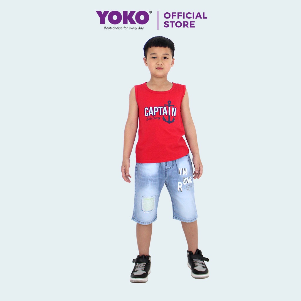 Áo Thun Sát Nách Bé Trai (1-9 Tuổi) YOKO KID’S FASHION 8025T