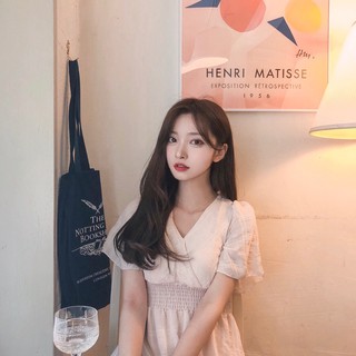 Đầm Cotton Thô Bo Eo