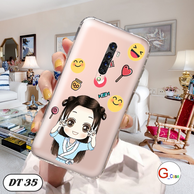 Ốp lưng điện thoại Oppo RENO 2 dẻo trong in hình