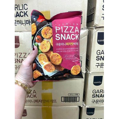 bánh mì bơ tỏi garlic và pizza ( snack ) 120g