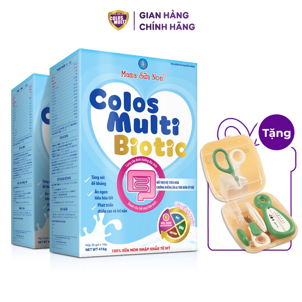 Combo 2 hộp sữa bột cho bé Colosmulti các loại 350g - 450g [Quà tặng bộ chăm sóc tay]