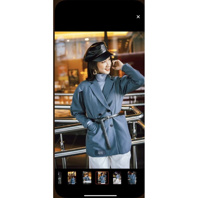 Pass áo Blazer tay kiểu CChat newtag