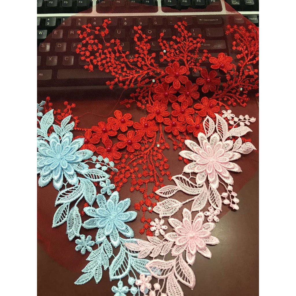 Hoa Ren Chỉ Đẹp Trang Trí Váy, Áo