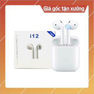 Tai nghe Blultooth i12 [ Hot Trend ] Âm thanh chuẩn, Pin trâu