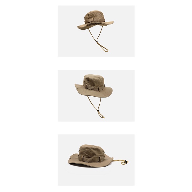 Nón Tai Bèo Cao Bồi Phối Dây Rút Chống Nắng Kiểu Nhật Bản Thời Trang Mùa Hè Cho Nam Và Nữ