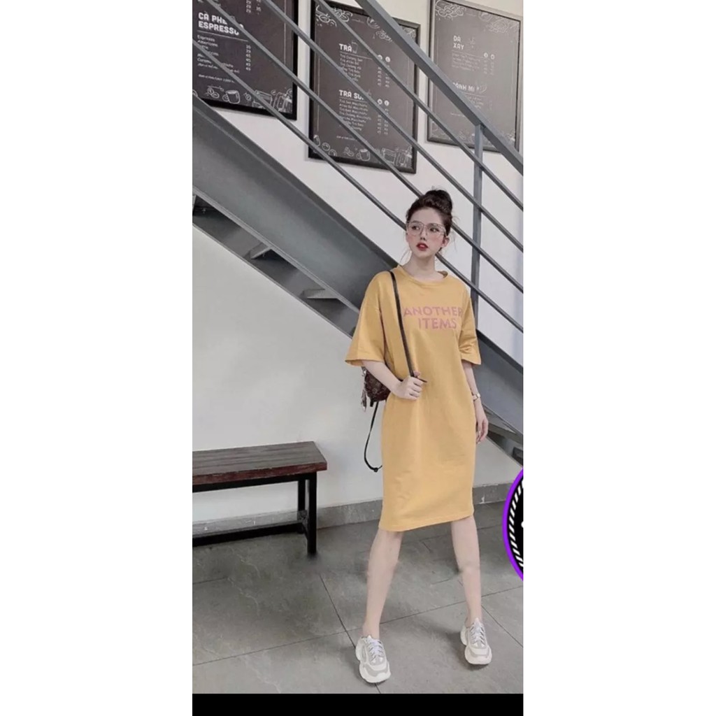 ĐẦM SUÔNG CÓ CHỮ ANOTHER , MẪU HOT 2021. CAM KÊT CHẤT THUN THÁI XỊN | BigBuy360 - bigbuy360.vn