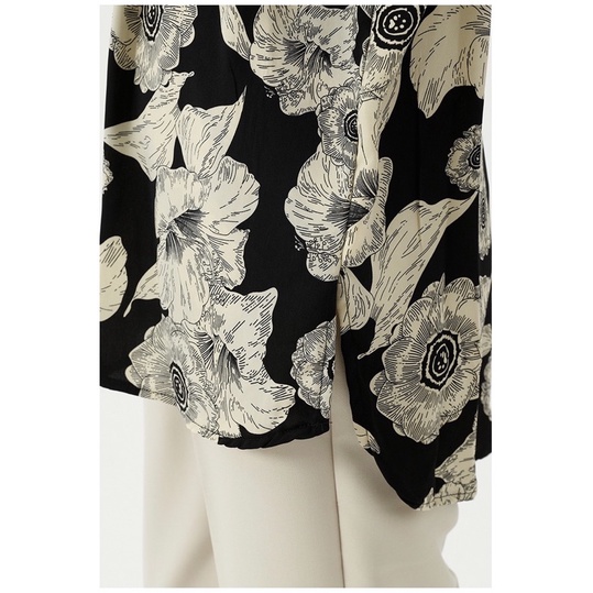 Áo Sơ Mi Lụa Flower Lilies