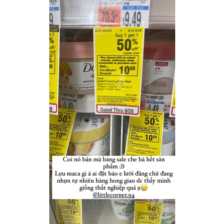 Tẩy da chết Dove Exfoliating Bdoy Polish