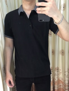 Polo cotton gai co giãn