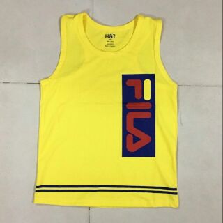 Áo ba lỗ in Fila cho bé trai 40 - 50kg
