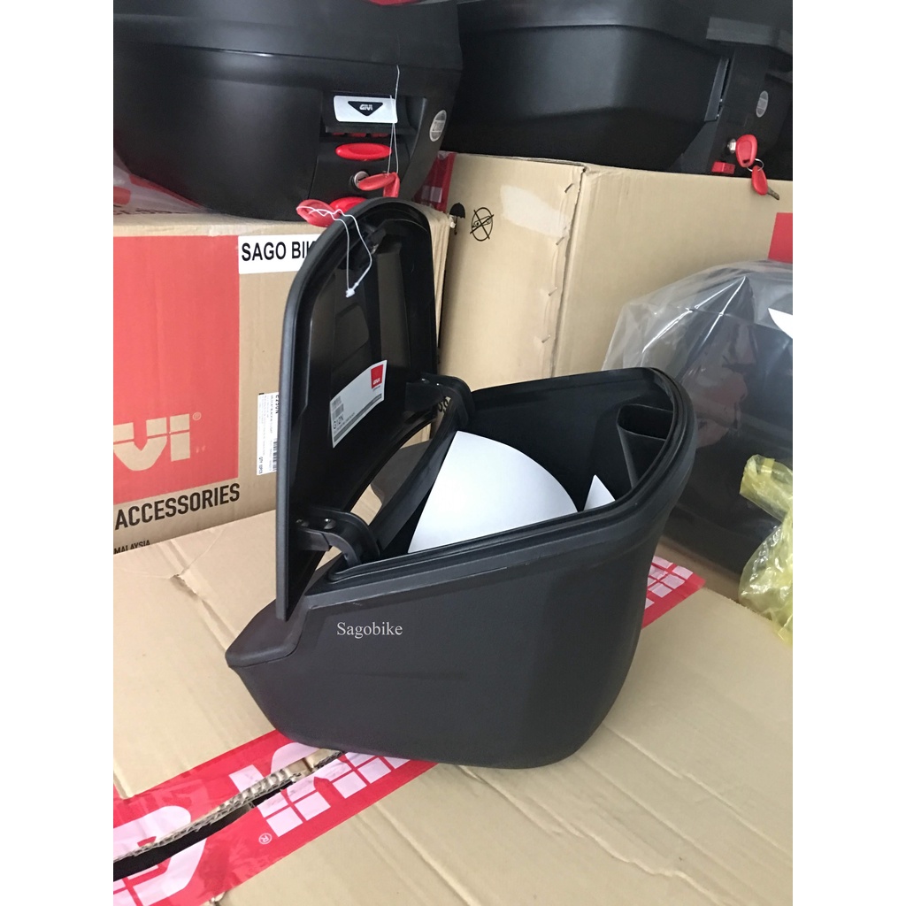 Thùng giữa Jupiter, thùng Givi G12N kèm bát gắn theo xe, hàng chính hãng, bảo hành 2 năm