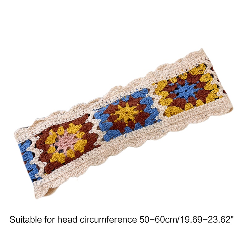 Băng Đô Cài Tóc Dệt Kim In Họa Tiết Hoa Chống Nắng Thời Trang Mùa Hè Cho Nữ