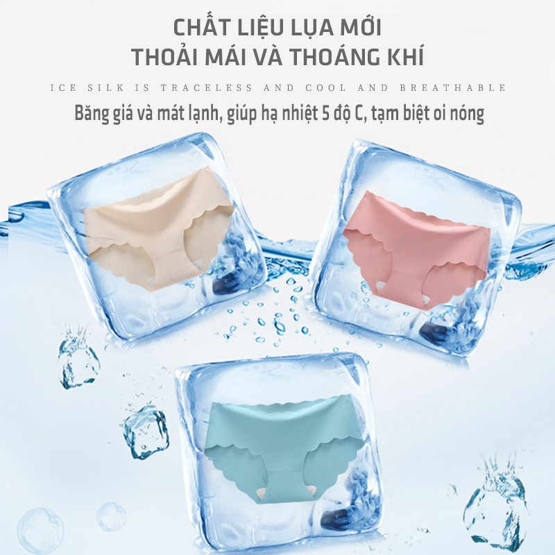 Quần lót nữ đúc su thun lạnh không đường may mềm mại QL12 | BigBuy360 - bigbuy360.vn