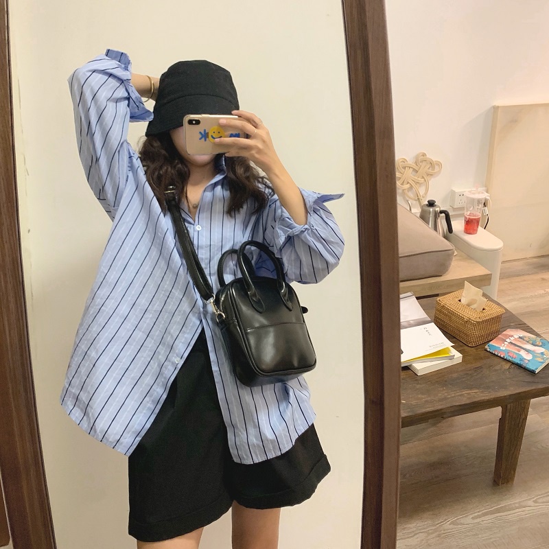 Túi Đeo Chéo Nhỏ Màu Đen Phong Cách Hàn Quốc Mới 2022 Gylb1635