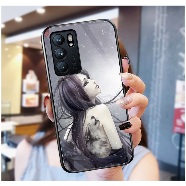Ốp Lưng OPPO RENO 4,RENO 4 PRO, RENO 5,RENO 6 5G, RENO 6Z 5G Ốp kính bóng cao cấp mới nhất