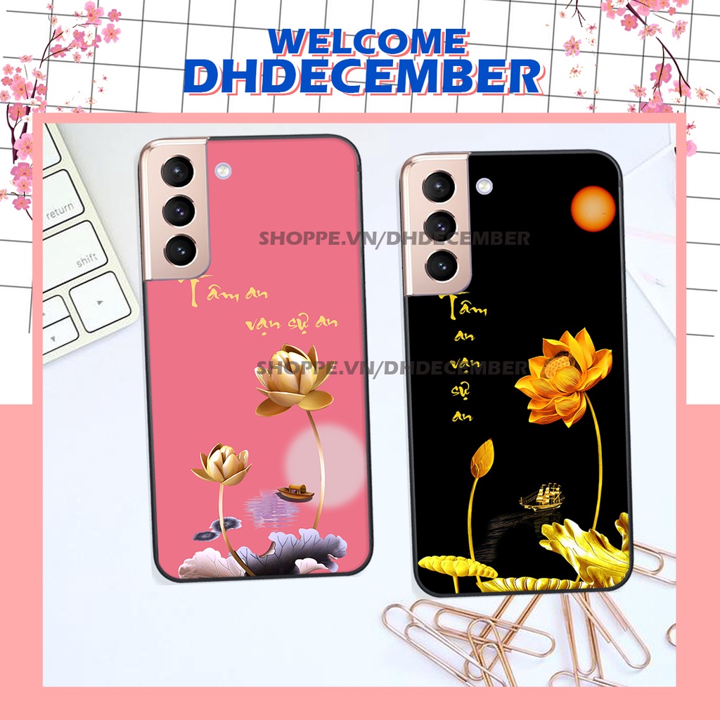 Ốp lưng Samsung Galaxy S21 ULTRA in hình thư pháp tâm an vạn sự an ,mã đáo thành công SIÊU CHẤT