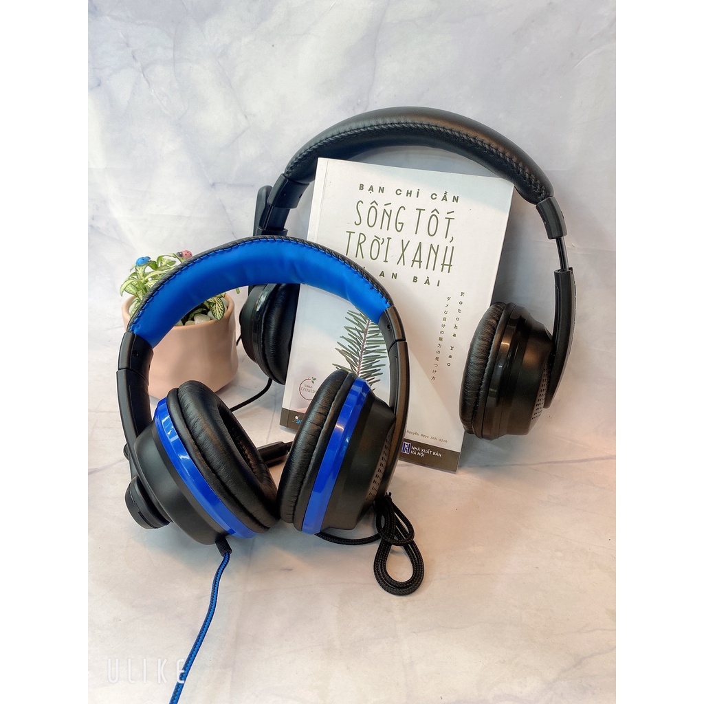 Tai Nghe Chụp Tai Gaming Có Mic Có Dây Âm Thanh Sắc Nét Cho Điện Thoại Máy Tính Chơi Game Nghe Nhạc & Xem Phim