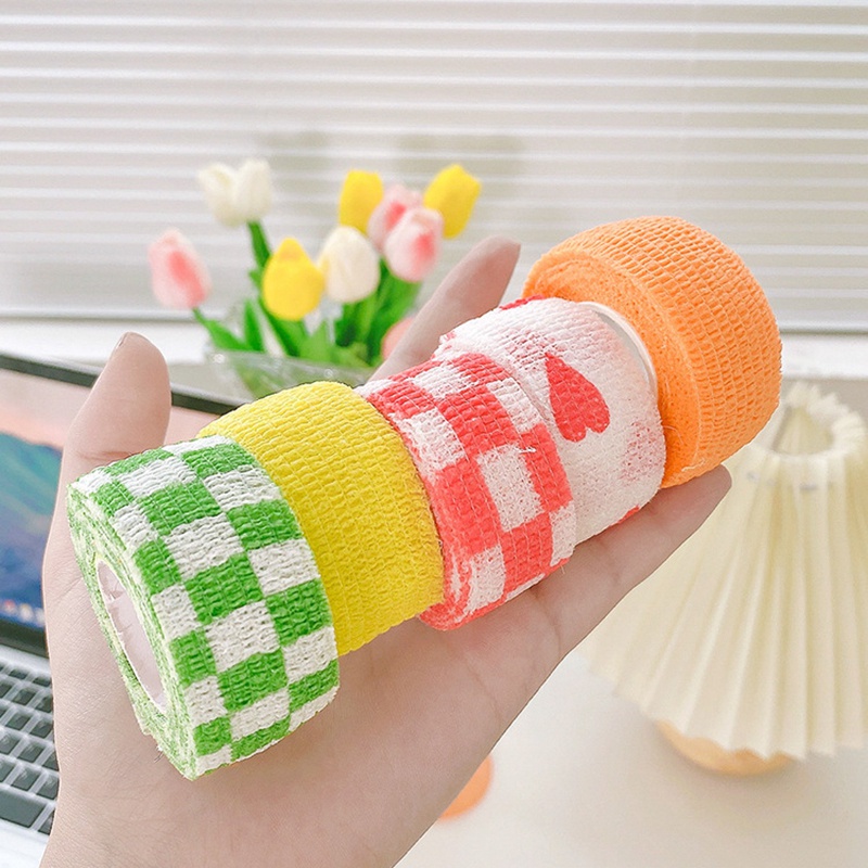 Băng Keo Dán Ngón Tay Tự Dính Họa Tiết Dễ Thương Cho Học Sinh