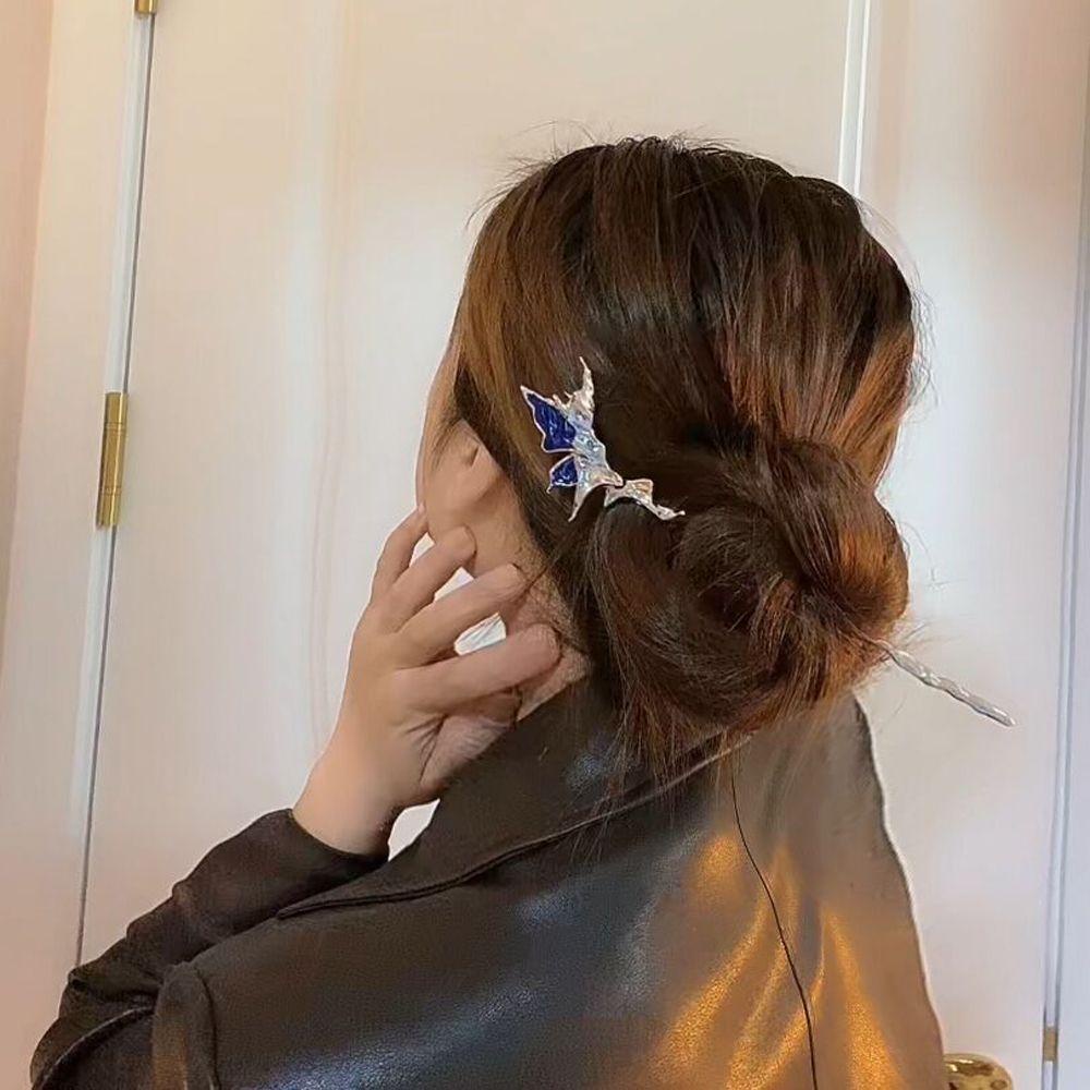 Trâm Cài Tóc Dáng Dài Thiết Kế Không Đồng Đều Thời Trang Theo Phong Cách Pháp Cho Nữ