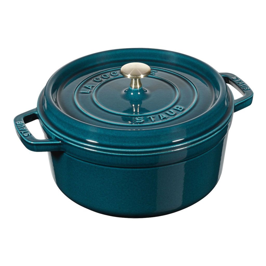 Staub - Nồi tròn màu xanh ngọc - 22cm (B)