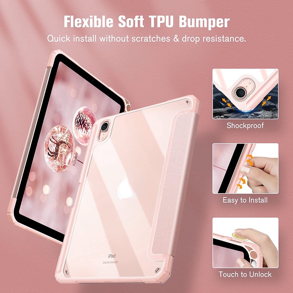 Ốp Máy Tính Bảng Cho iPad 10th 10.9 Air 4 5 10.9 iPad Pro 11 2021 iPad 7th 8th 9th 8 9th 10.2 10 &quot;2 Air 5 9.7 iPad Mini 6