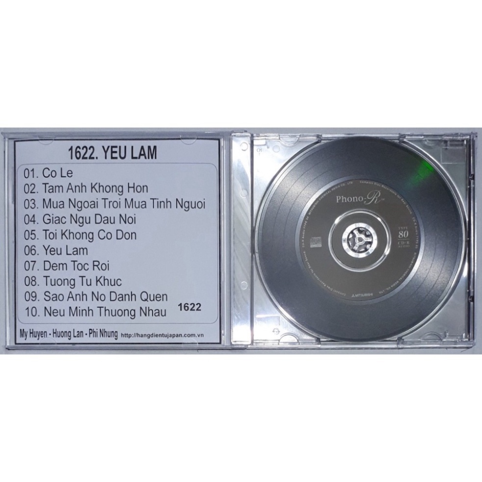 Bộ 4 CD ca sĩ Phi Nhung ( 114 - 1622 )