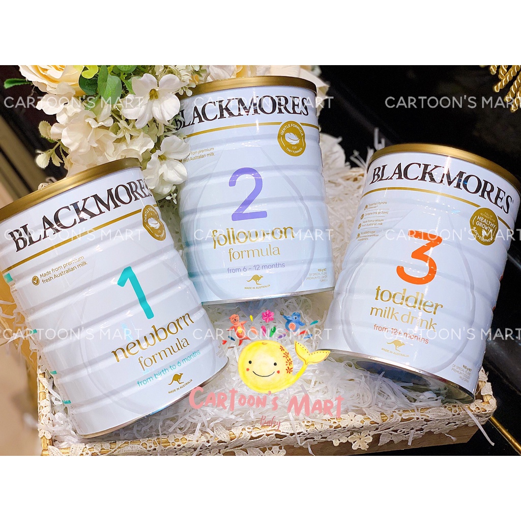 SỮA BLACKMORES ÚC SỐ 1,2,3 LON 900GR