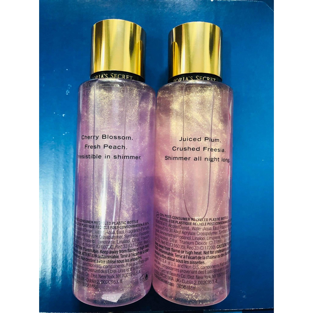 ￼Xịt thơm có nhũ Victoria's Secret Shimmer Fragrance Mist 250ml - Mỹ