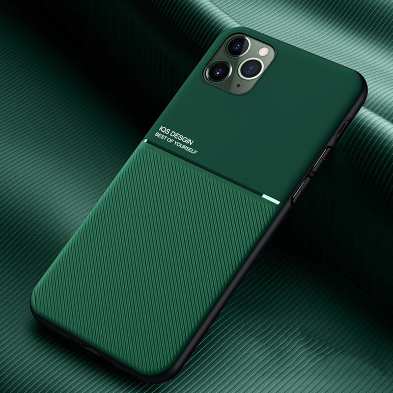 Ốp Điện Thoại TPU Phối Da Mềm Nhám Chống Sốc Cho iPhone 11 Pro Max SE2 X XR XS Max 8 7 6s 6 Plus 5 5C 5S 5SE