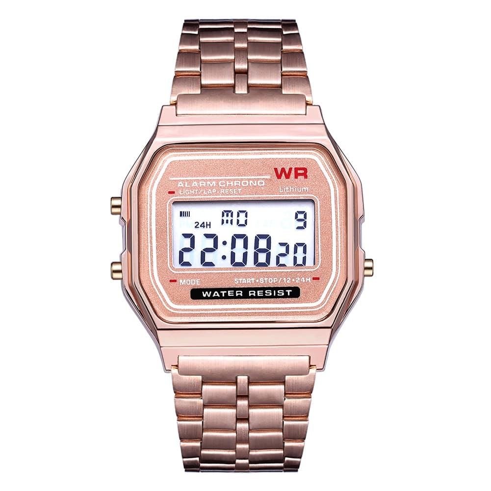 Đồng hồ điện tử đeo tay cặp đôi nam nữ WR A159 thể thao số led mặt vuông đẹp cao cấp | WebRaoVat - webraovat.net.vn