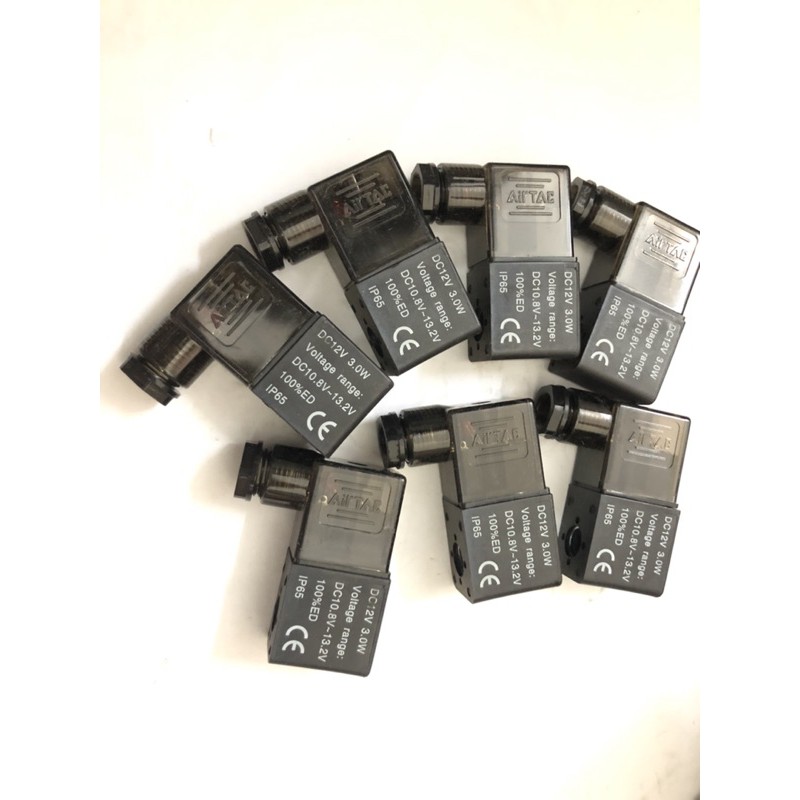 Cuộn hút, cuộn coil thay thế cho van điện từ 12V trục 8mm