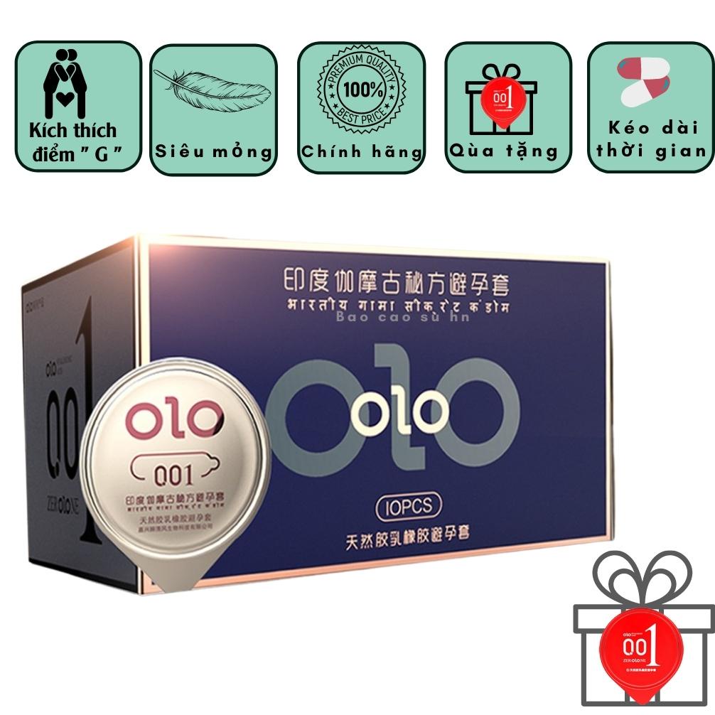 Bao cao su siêu mỏng olo 0.01mm xanh kéo dài thời gian quan hệ nhiều gel - ảnh sản phẩm 3