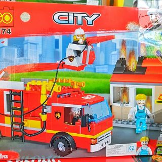 Logo Cogo Lắp Ráp Xe Cứu Hỏa ( 328 Mảnh )