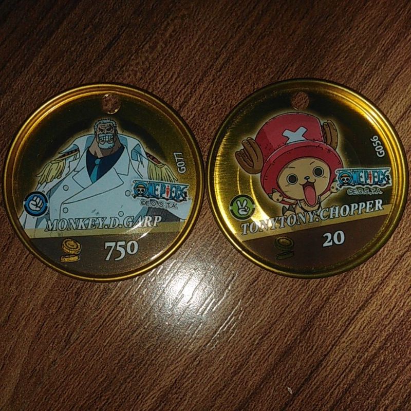 Thẻ toonies one piece tròn