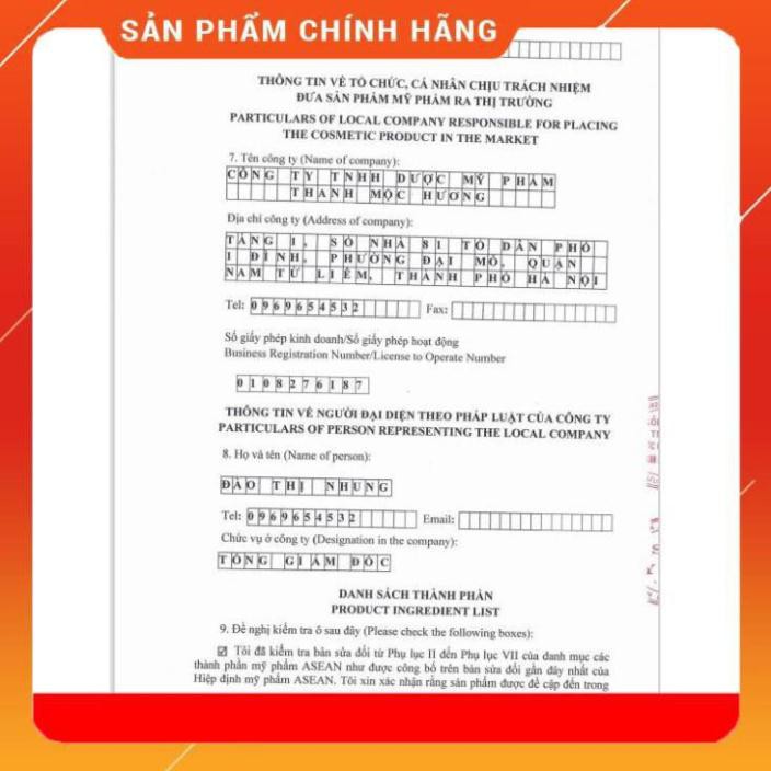 free ship [CHÍNH HÃNG] Dầu gội thảo dược dân gian Thanh Mộc Hương