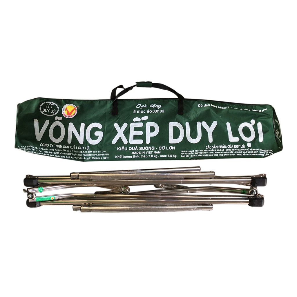 Khung võng inox Duy Lợi cỡ đại (Không bao gồm võng lưới)