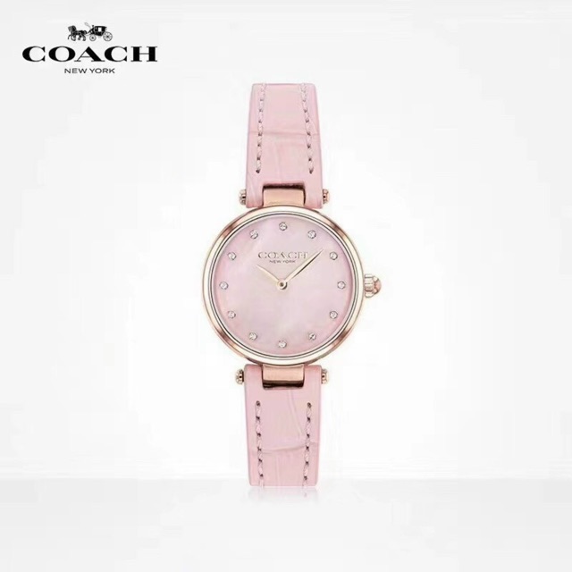 Đồng hồ Coach nữ dây da 𝗖𝗼𝗮𝗰𝗵 𝗛𝗮𝗹𝗲𝘆 - Leather hot trend 2020 – Tibihome
