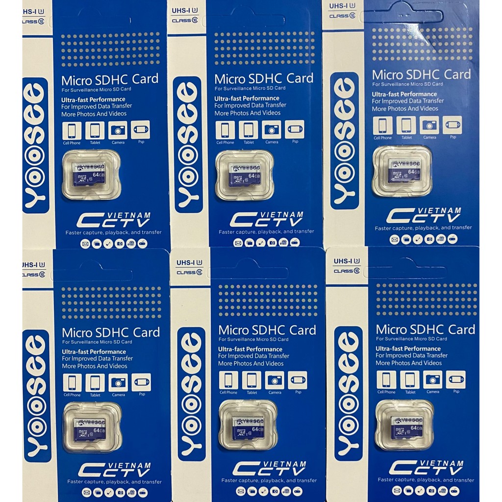 Thẻ nhớ Yoosee 64GB chuyên dụng cho tất cả các dòng Camera, điện thoại, máy tính.. | BigBuy360 - bigbuy360.vn