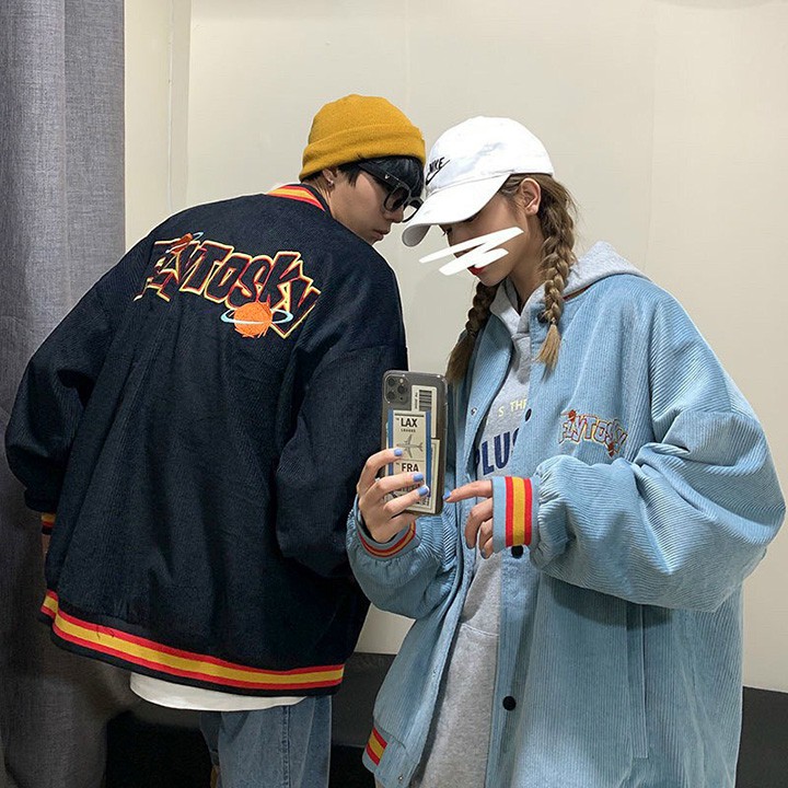 ÁO KHOÁC KAKI NHUNG GÂN FLYTOSKY (M2640 - Ảnh Thật) | BigBuy360 - bigbuy360.vn