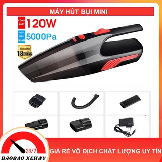 [ BH 1 Đổi 1 ] Máy hút bụi xe hơi - Máy hút bụi cầm tay mini điện áp 12V cho ô tô cực khoẻ