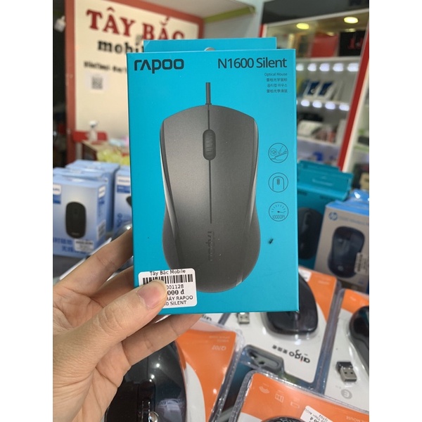CHUỘT MÁY TÍNH CÓ DÂY RAPOO N1600 Silent