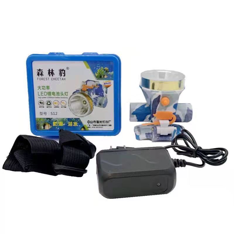 Đèn Pin Đội Đầu Đi Lặn Chống Thấm Nước IPX7 Có Thể Sạc Lại