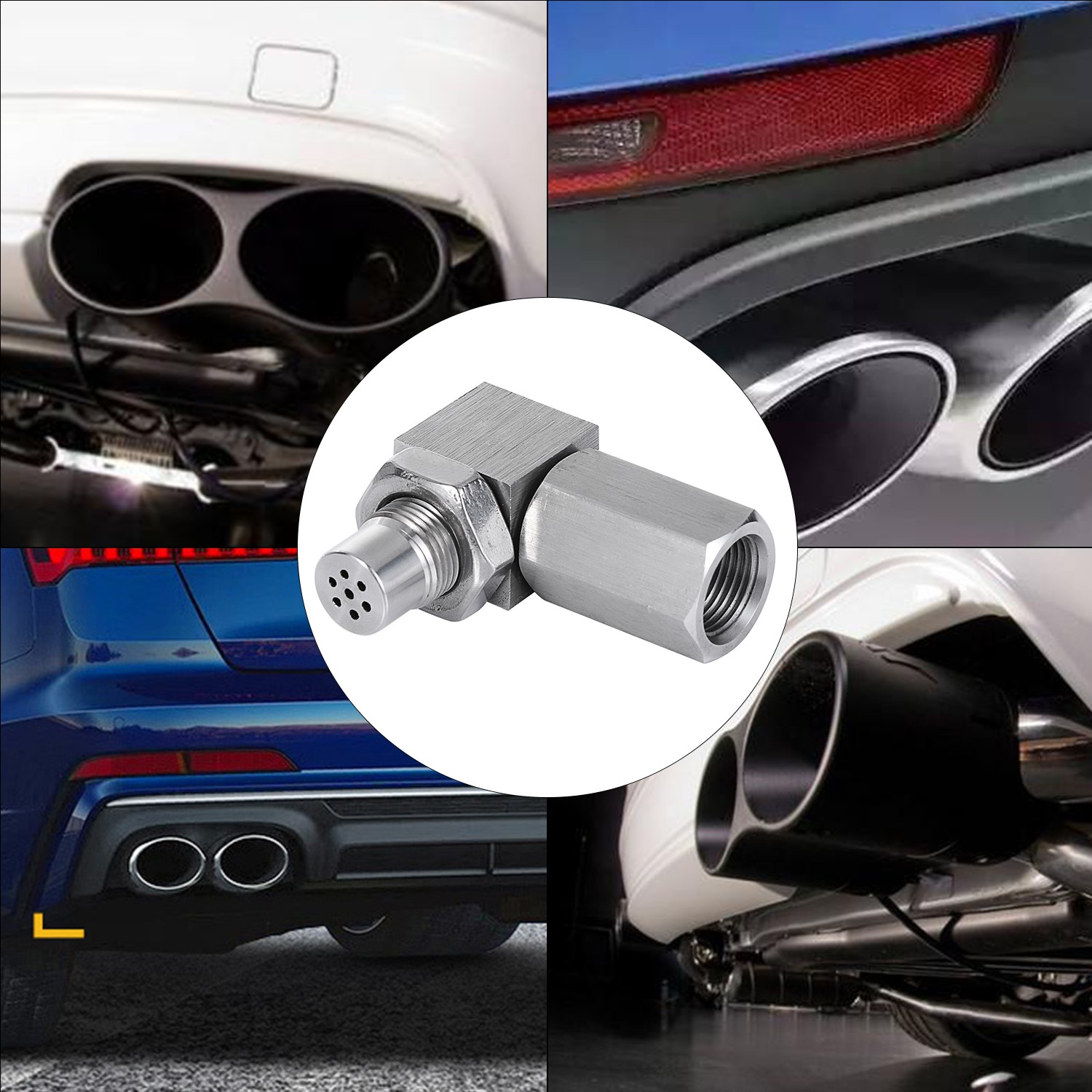 MAYSHOW Refit Sensor Automobile Extender Spacer Spark Plug Connector Extension Tube Degree Accessories Tool Adapter Sensor