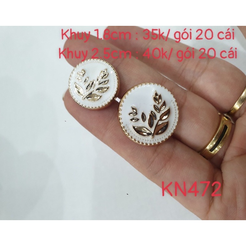 Khuy vest - mã KN472 - gói 20 cái