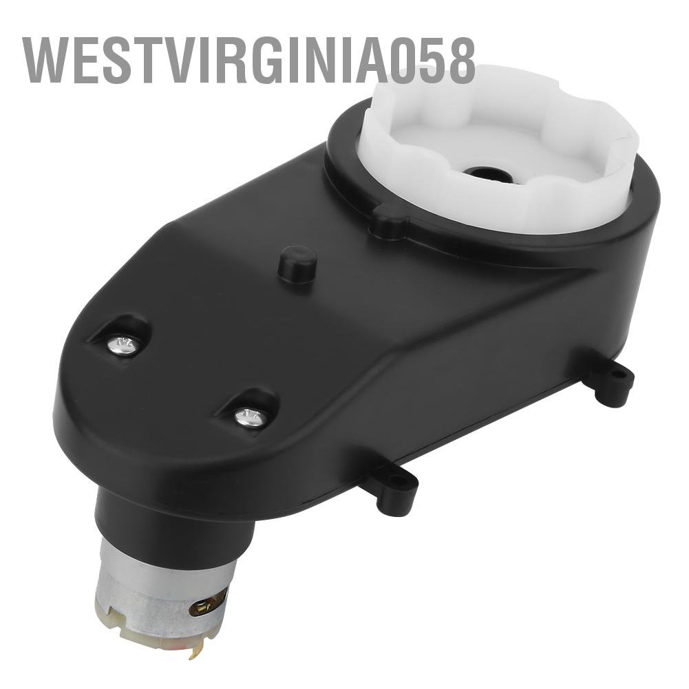 Westvirginia058 RS380 Gear Box Electric Motor Steering Gearbox for Children Car Toy