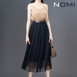 Chân váy ren đen 3 tầng cách điệu - nomi cv07