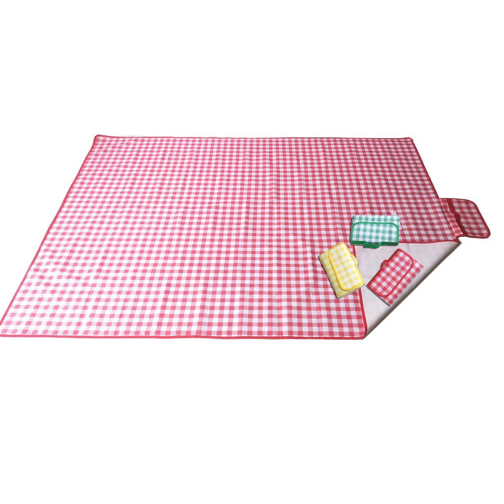 Thảm picnic cắm trại dã ngoại caro chống thấm gấp gọn tiện lợi mang đi [ có bảo hành] | BigBuy360 - bigbuy360.vn