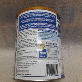 Ensure 850gr hàng Úc (Date Mới )